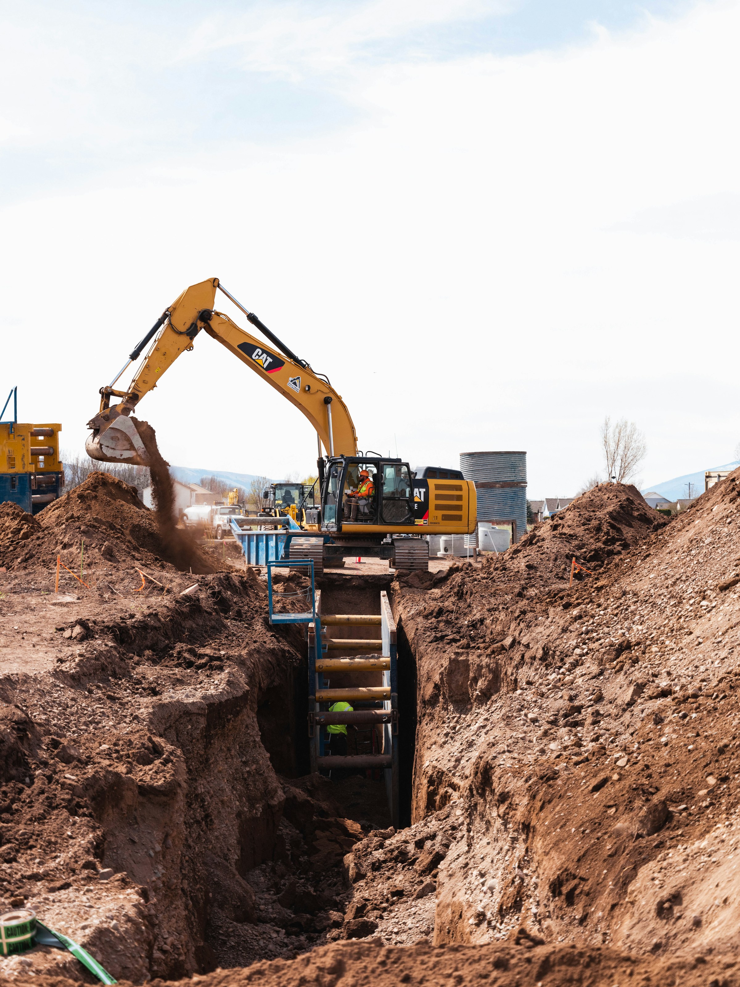 Construction work on civil infrastructure